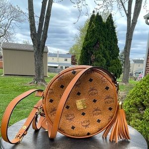 MCM Worldwide Heritage Tambourine Crossbody bag authentic